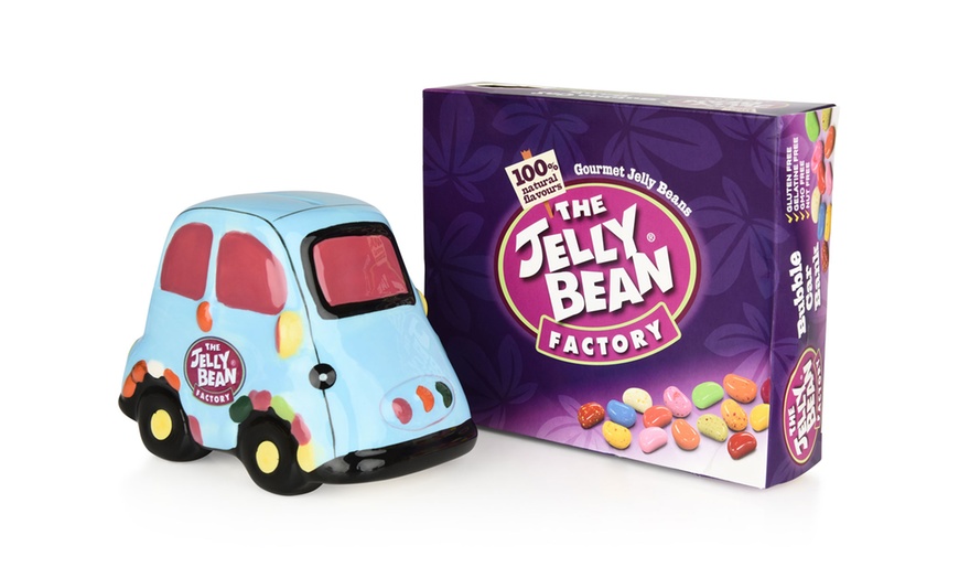 Image 6: Jelly Bean Car or Plane Coin Bank