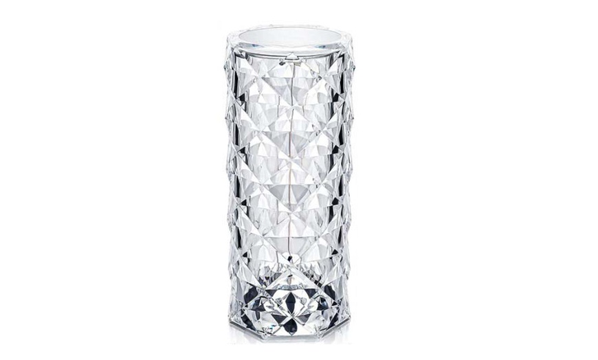 Image 2: 1x oder 2x Kristall-Diamant-Tischlampe