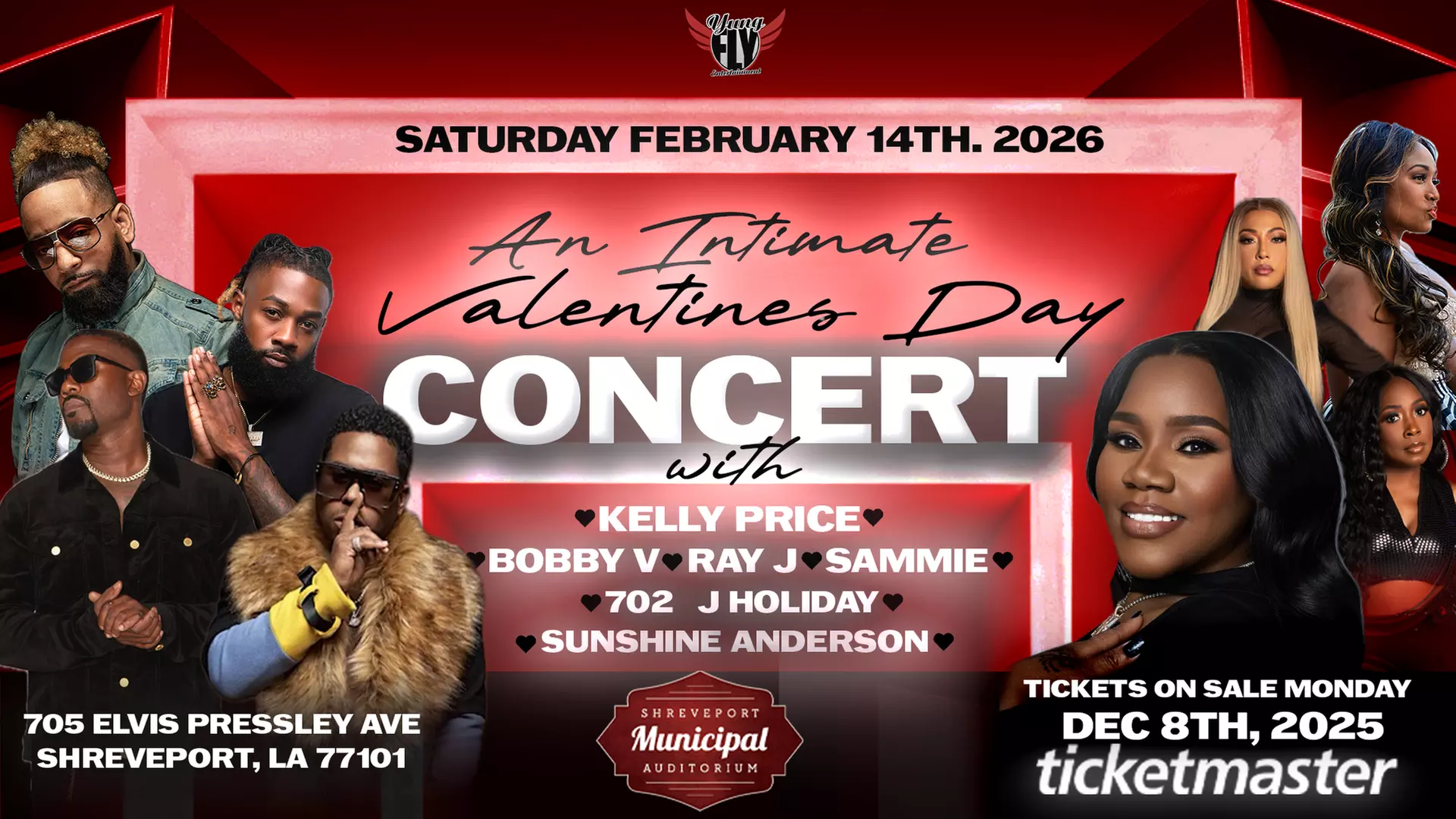 Kelly Price & Friends at 8:00 PM on February 14