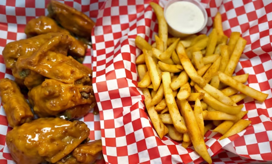 Image 9: $50, $75, or $100 Dining Credit | Dozen Wings, Fries, Entrees, & More