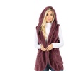 Image 7: Women's Hooded Faux-Fur Vest with Side Pockets. Plus Sizes Available.