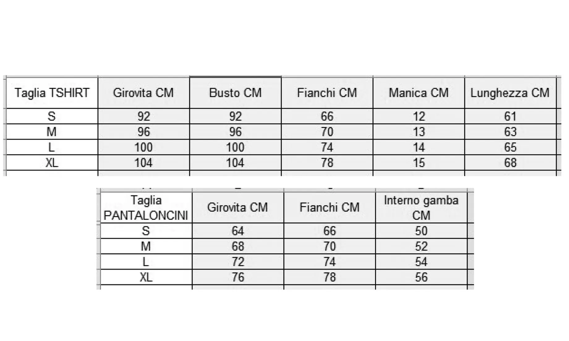 Completo sportivo da donna Givova in 100% cotone