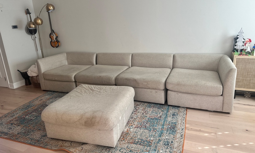 Image 2: Get carpets and upholstery cleaned for 1-5 rooms