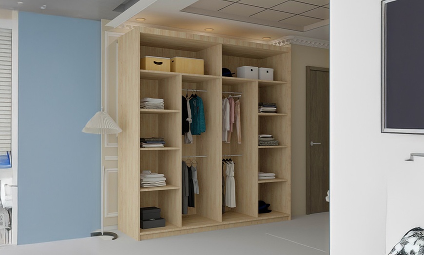 Image 6: Sliding Wardrobes 4u Sliding Doors Wardrobe with Mirror