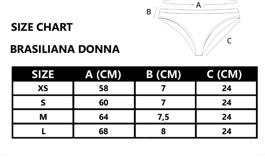 Image 32: 6 slip brasiliana da donna Pyrex