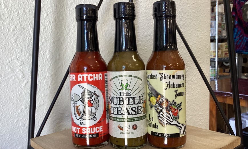 Image 5: Explore Two CHSS Standard Bottles of Fiery Hot Sauces Today