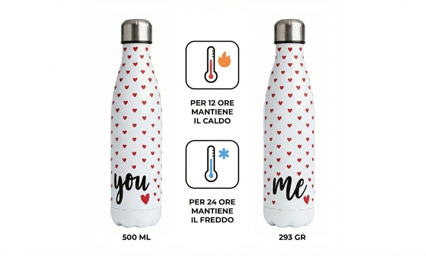 Image 2: Ensemble de 2 bouteilles thermiques 500 ml