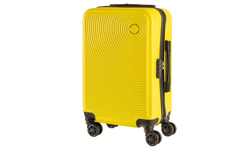 Image 23: ABS handbagage trolleykoffer in 10 kleuren