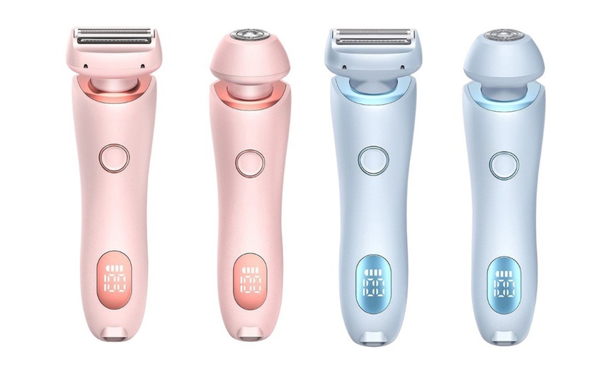 Image 5: One or Two Women's Two-in-One Rechargeable Electric Shavers