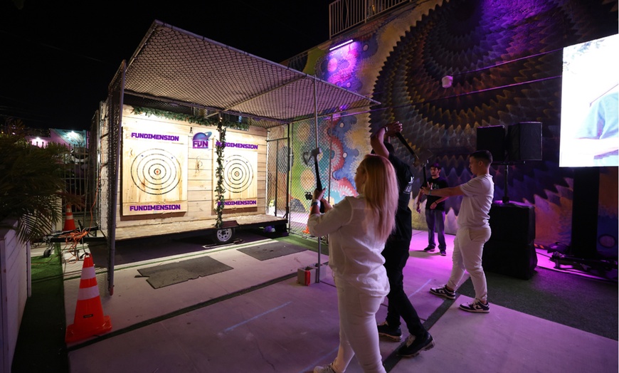 Image 7: Axe Throwing for Two or Four with Two or Four $15 Game Cards