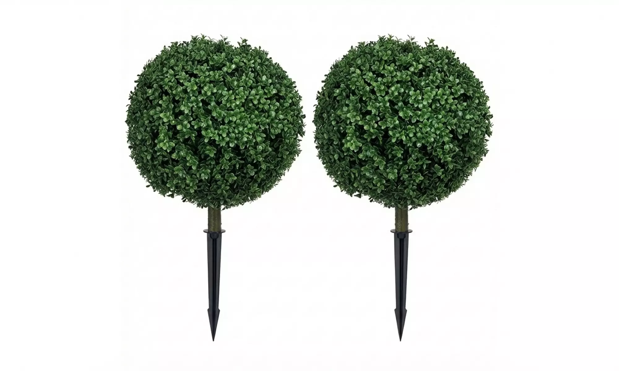 HOMCOM Artificial Boxwood Topiary Trees