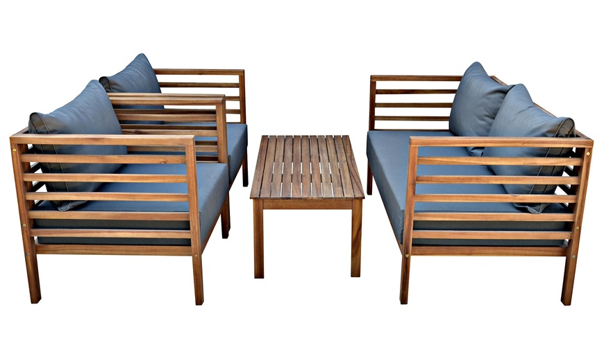 Image 2: Gardissimo Holz-Lounge-Set „Samoa“