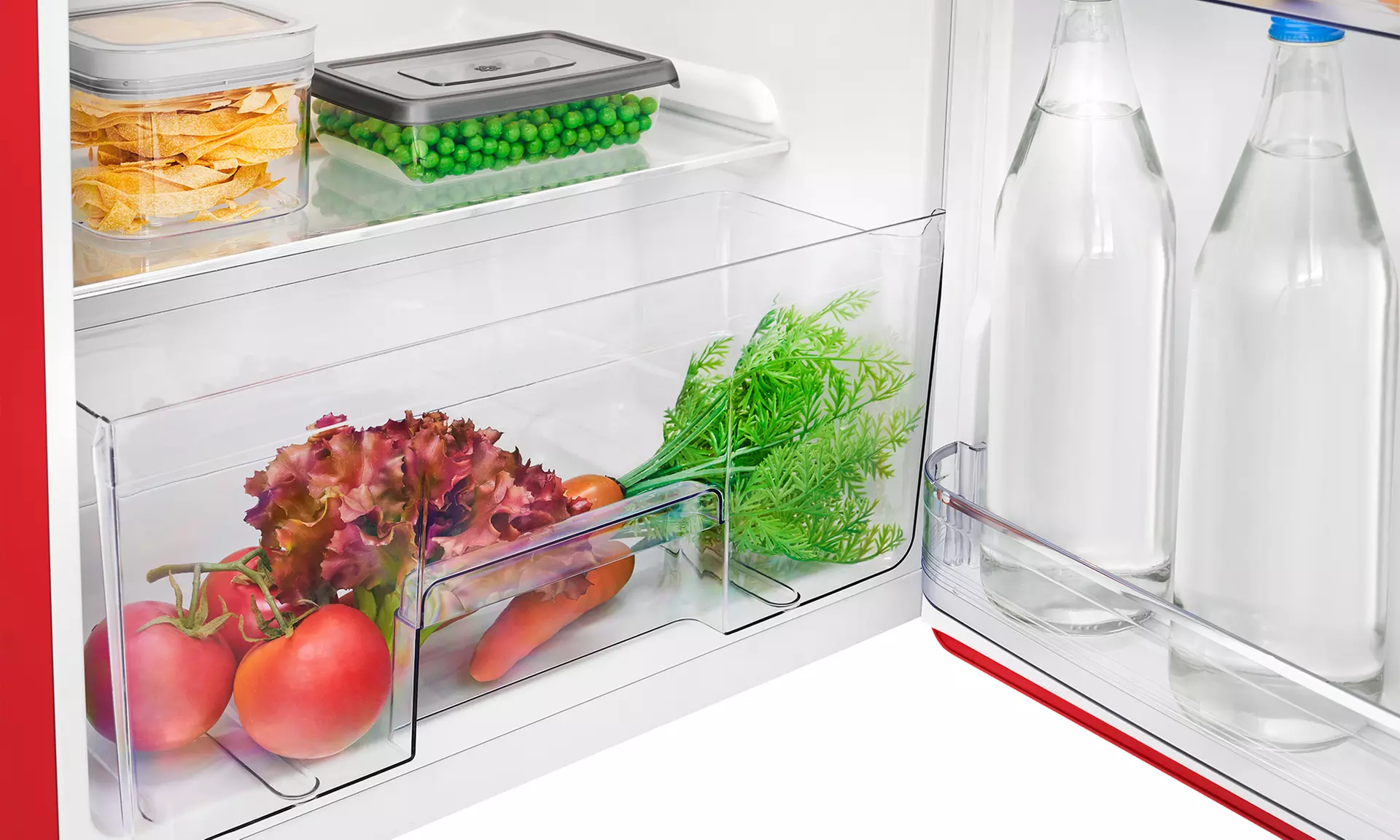 Réfrigérateur et congélateur style rétro Bomann 208 L