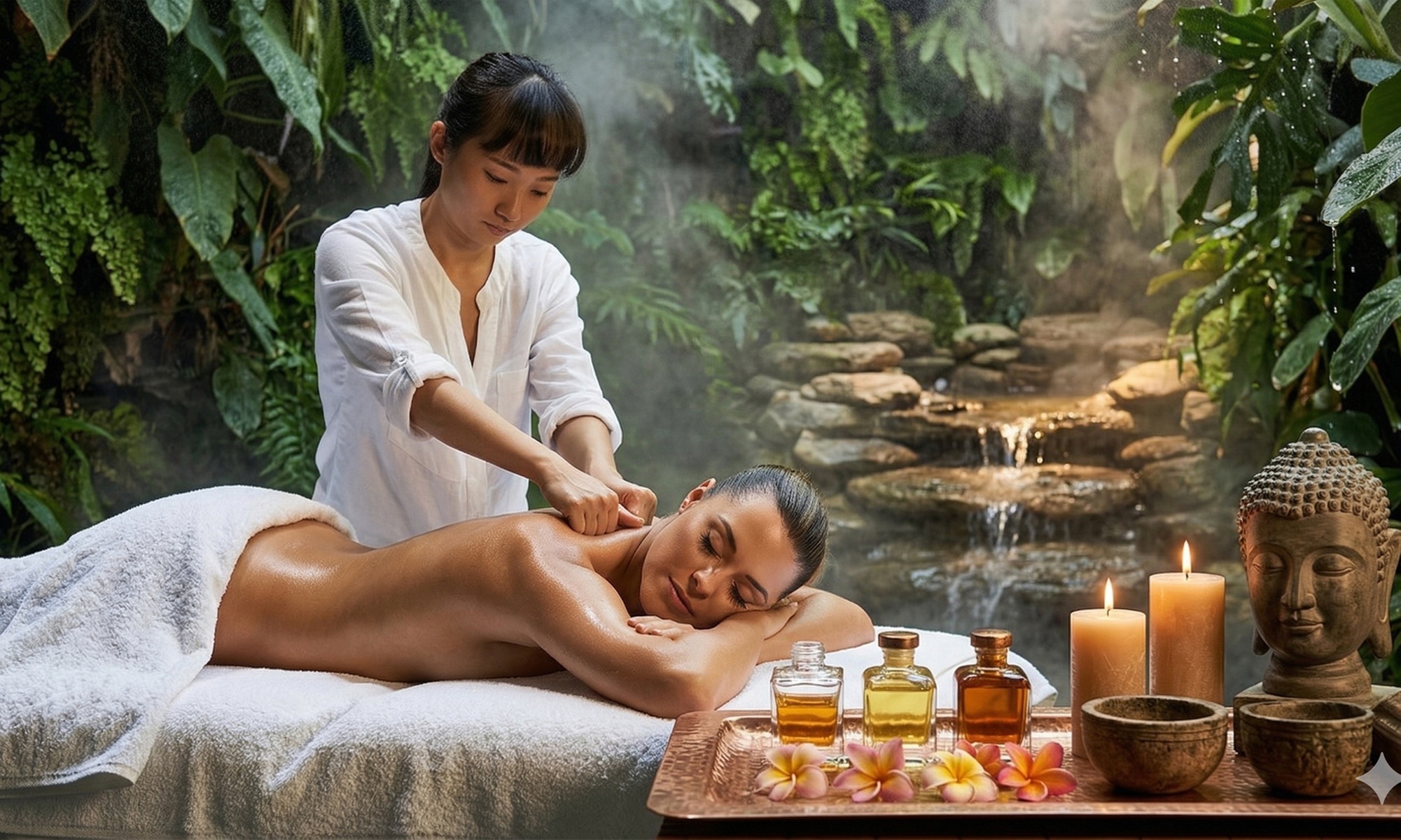 Ritual thai o de aceites esenciales con duración a elegir para 1