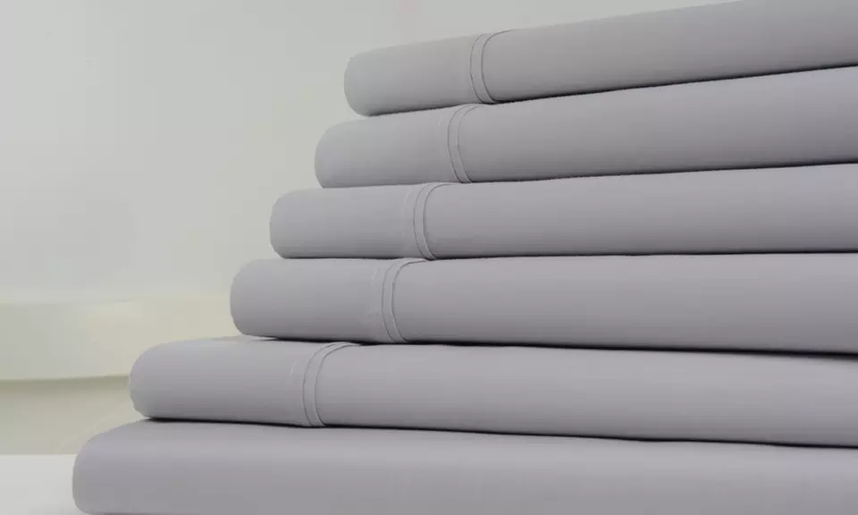 Kathy Ireland Gallery 1200 Thread Count Cotton Rich 6 Piece Sheet Sets