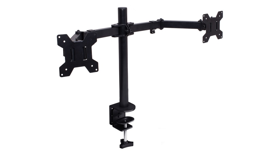 Image 2: Soporte para doble monitor de pantalla de Frankystar