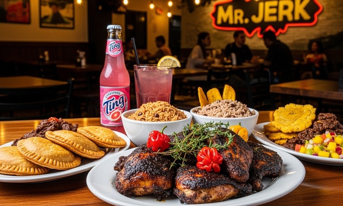 jamaican style jerk chick at mr jerk