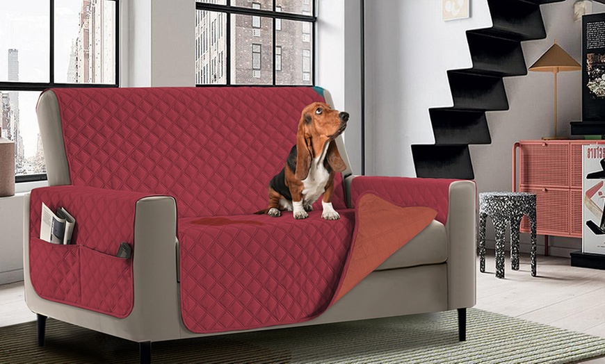 Image 3: Waterdichte, vlekbestendige en gewatteerde bankhoes