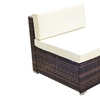 Image 4: Outsunny Rattan Effect Garden Sofa Set