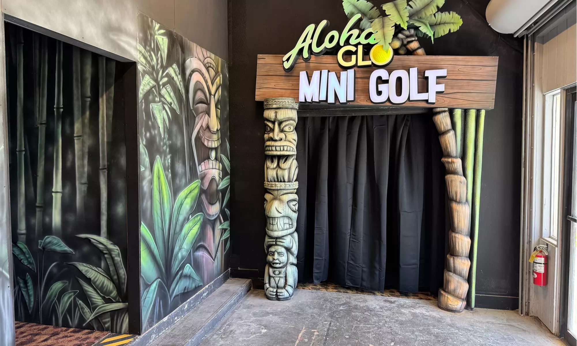 Experience 18 Holes of Blacklight Mini Golf Adventure for One/Two/Four