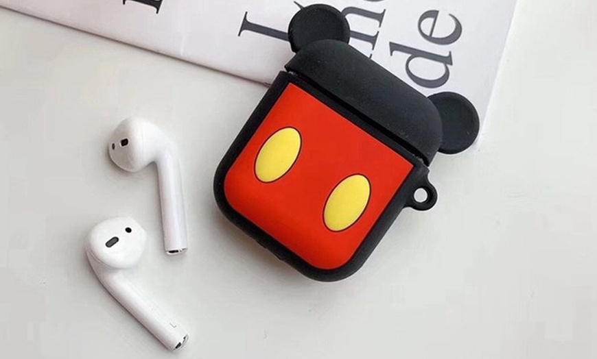 Image 4: Mickey / Minnie Premium AirPod Silicone Case Cover Dust-Proof & Shock Resistant
