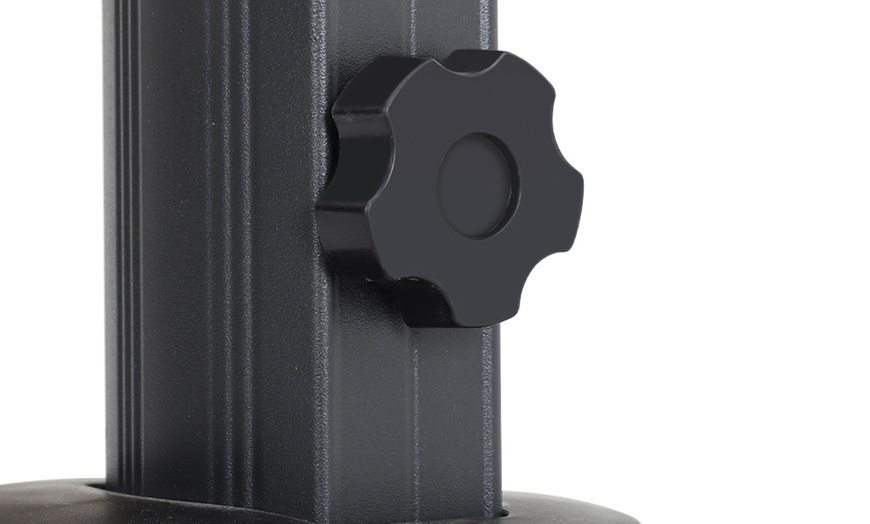 Image 14: Rotatable Square Cantilever Umbrella with Fillable Base