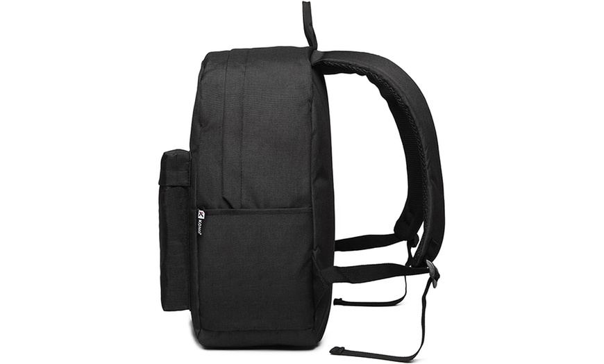 Image 4: Mochila escolar con correas acolchadas y múltiples bolsillos