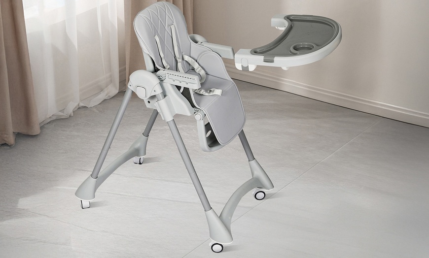 Image 5: Dekko Baby High Chair Adjustable Toddler Feeding Table 