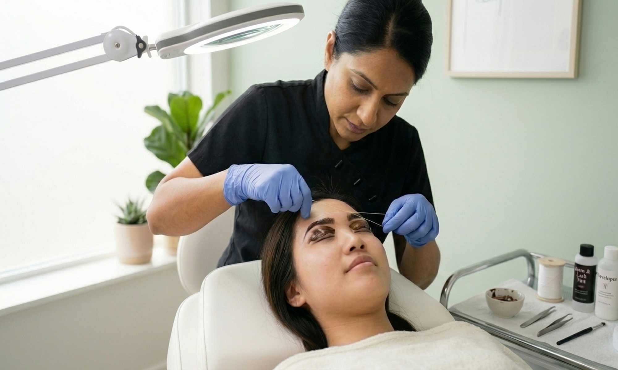 Eyebrow Threading and Tinting Services