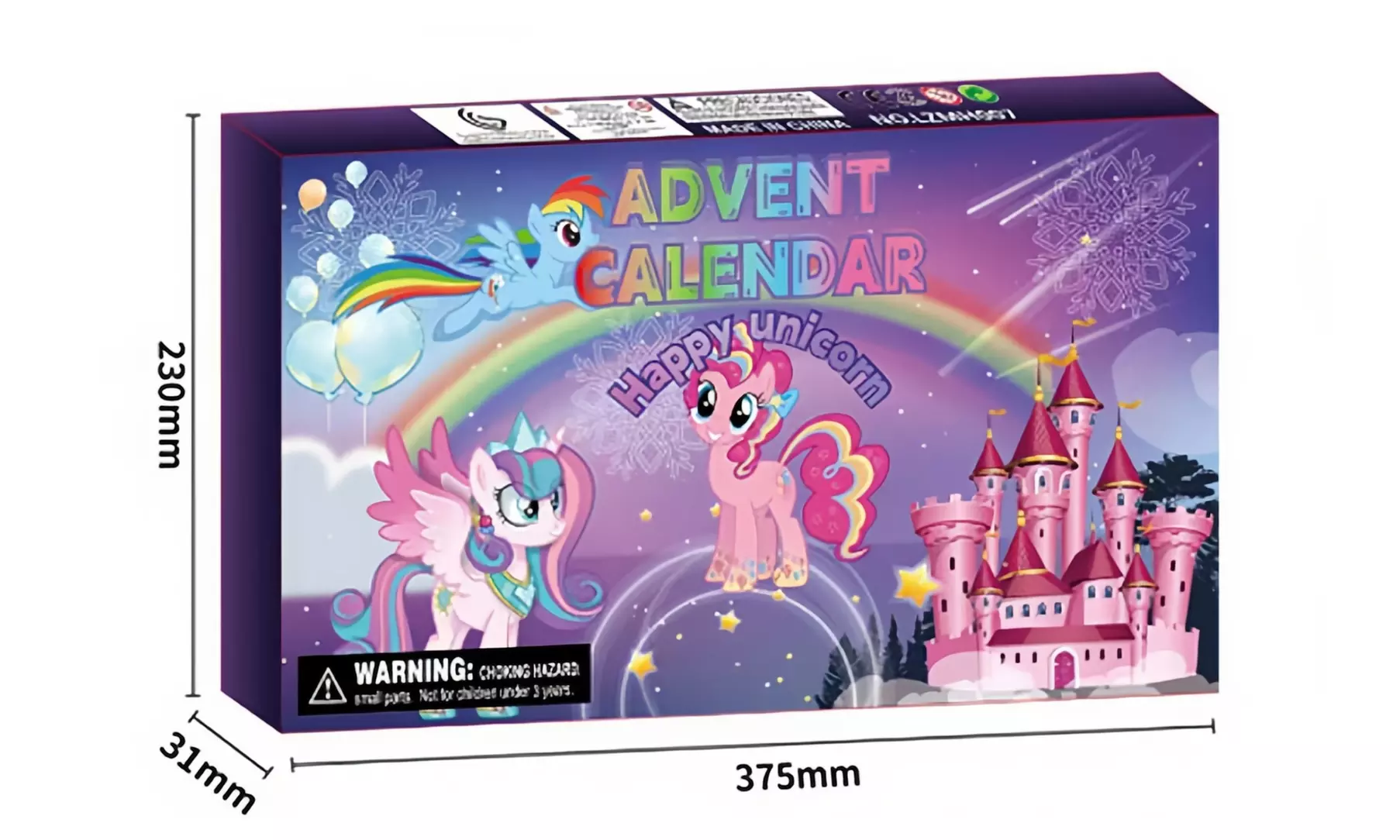 Adventskalender „Happy Unicorn“ für Kinder - Second Medium