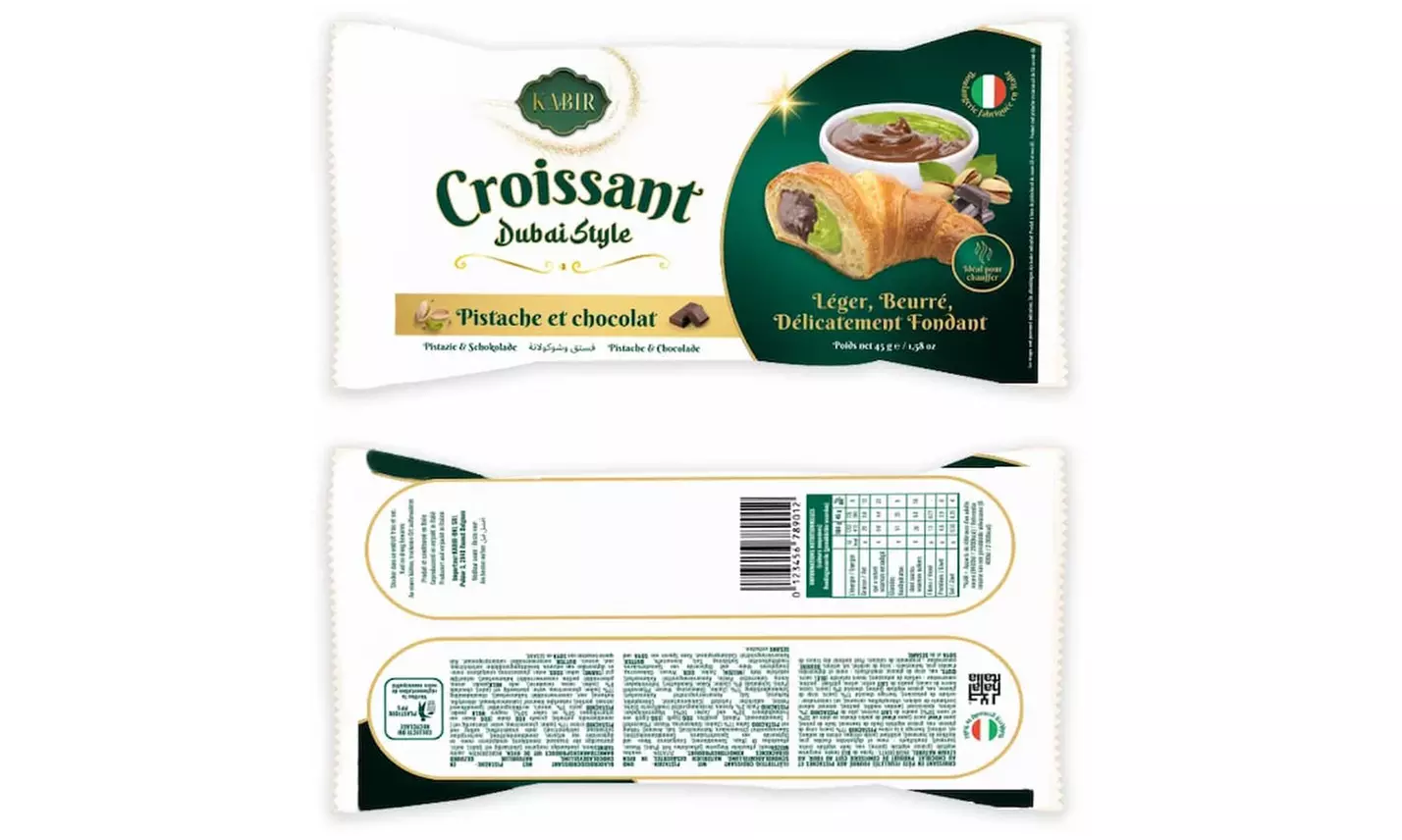 Luxe croissants Dubaï-stijl