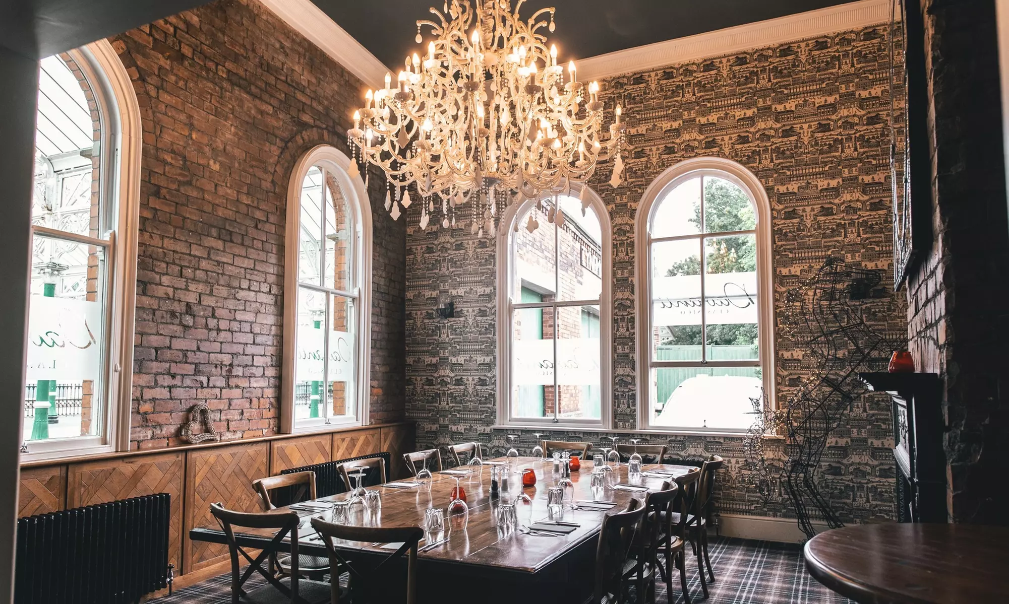 Starter, Main & Half, One or Two Bottles of Wine for 1, 2, or 4 People