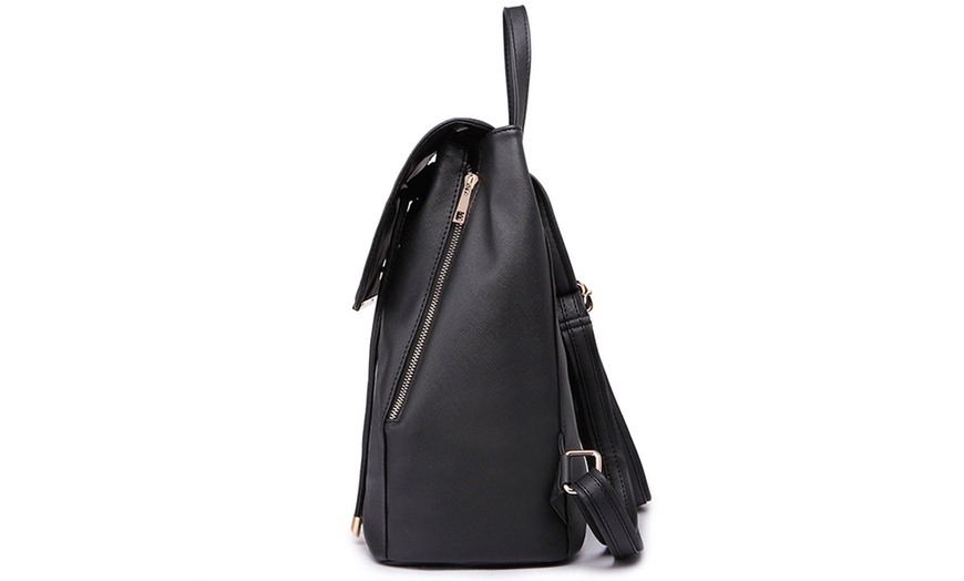 Image 27: MISS LULU Women's Fashion Lightweight Elegant Daily Backpack