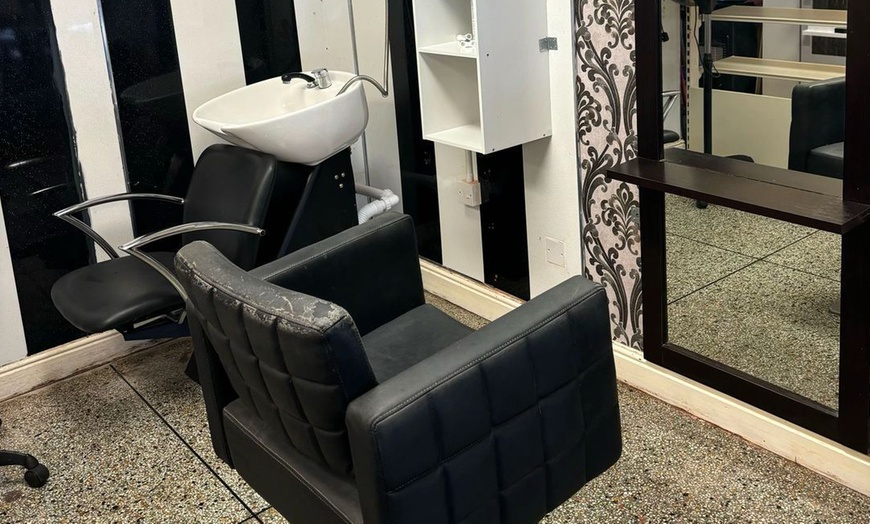 Image 2: Styled Braids or Twists with Wash Cut and Blow Dry Options