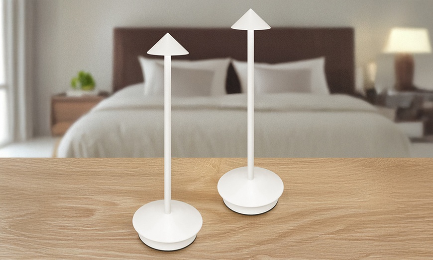 Image 4: Set van 2 led tafellampen collectie