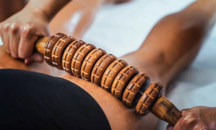 Image 1: Wood Therapy Massage: 30 / 60 Min for One Area or 90 Min for Full Body
