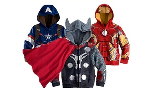 Children's Hooded Cartoon Sweatshirt Jacket