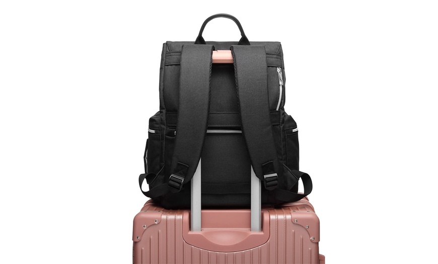 Image 7: Travel Backpack with USB Charging Port