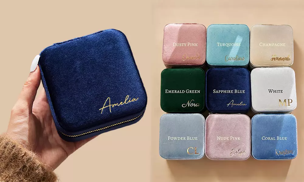 Custom PU Leather Jewelry Box in Multiple Styles & Colors Up to 81% Off