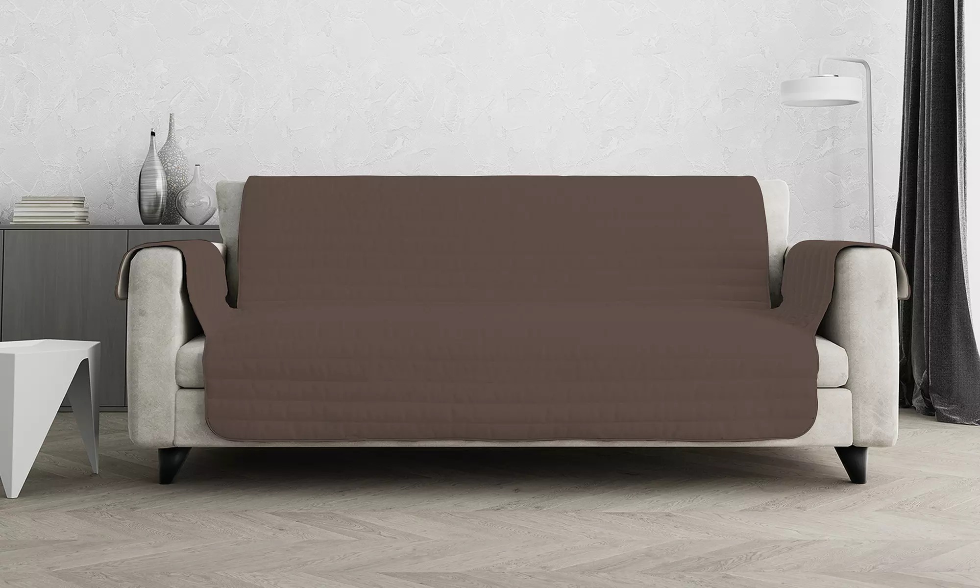 Dubbelzijdige tweekleurige “Trendy” bankhoes