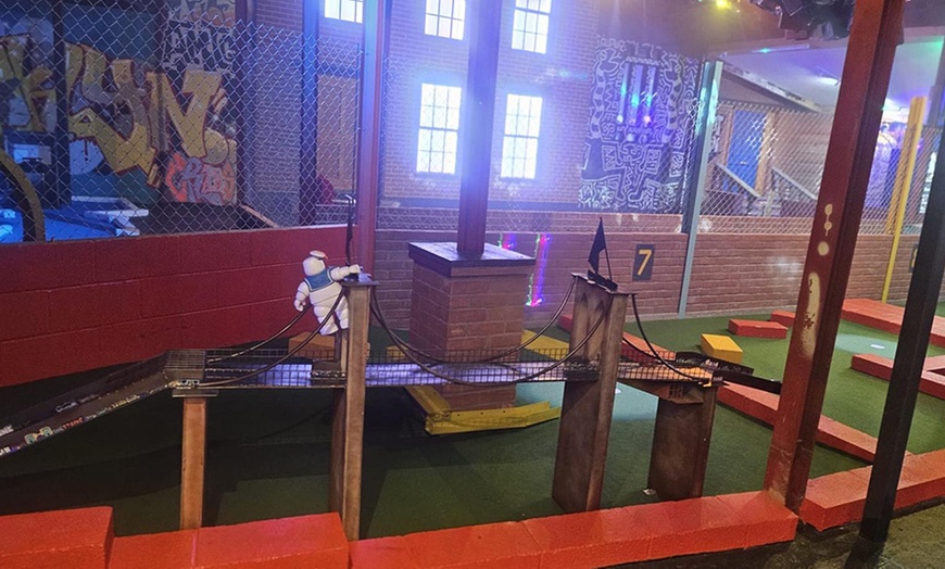 Image 3: Step into a Brooklyn-Themed 18 Holes of Mini Golf for Adult and Child 