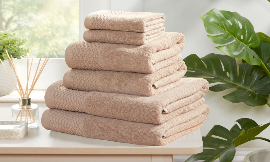 Image 9: Eden Weave 6pc Towel Bale - 500gsm Cotton, Ultra-Absorbent, OEKO-TEX