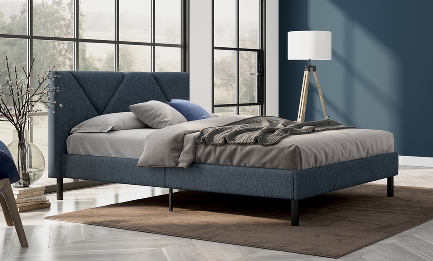 Image 10: Gepolsterter Bettrahmen 