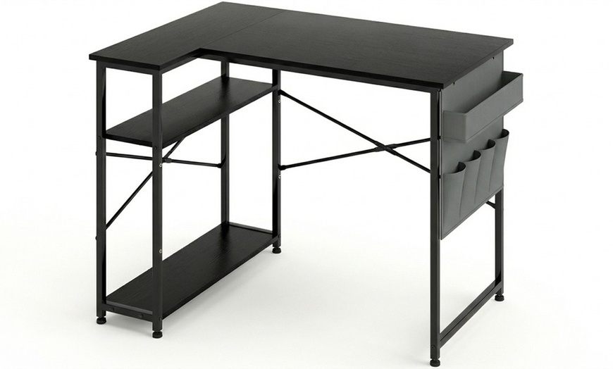 Image 2: Levede L-shaped Computer Desk 