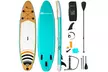 Goplus 11' Inflatable Stand Up Paddle Surfboard W/Bag Aluminum Paddle Pump - Second Medium