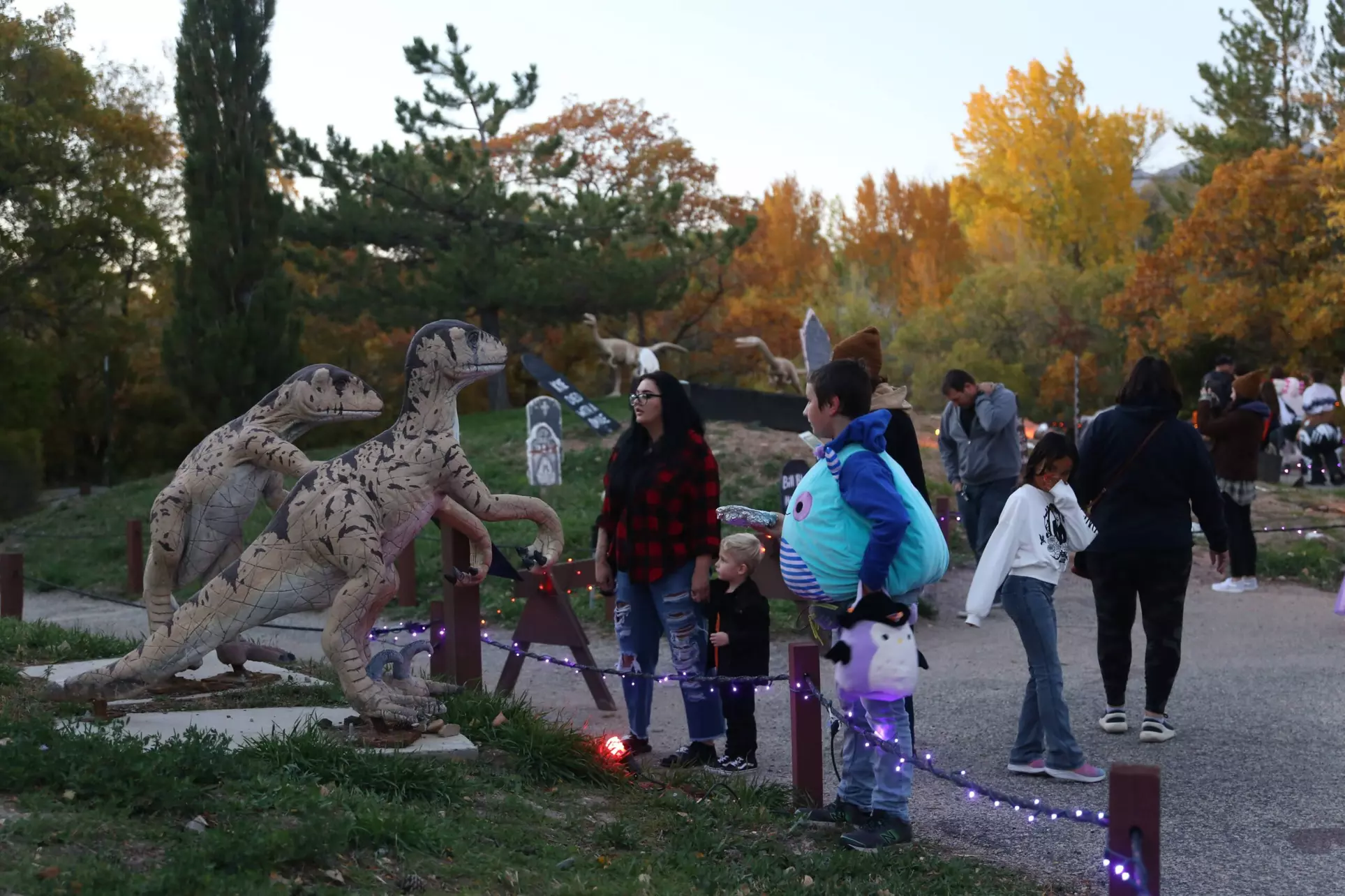 Admission to the Annual Dinos in the Dark Halloween Event; For All Age