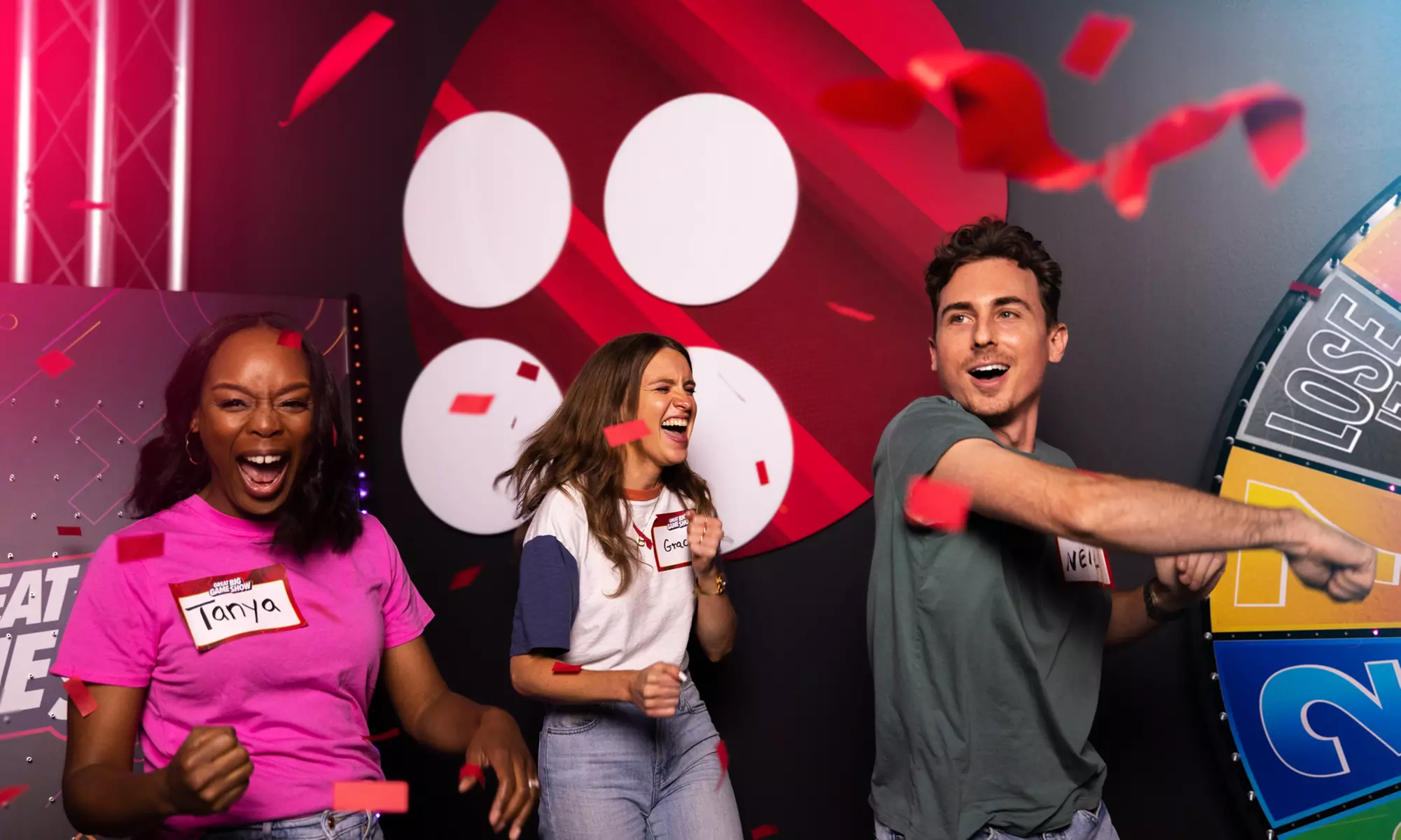 Enjoy Game Show for Four, Eight, or Fourteen People!