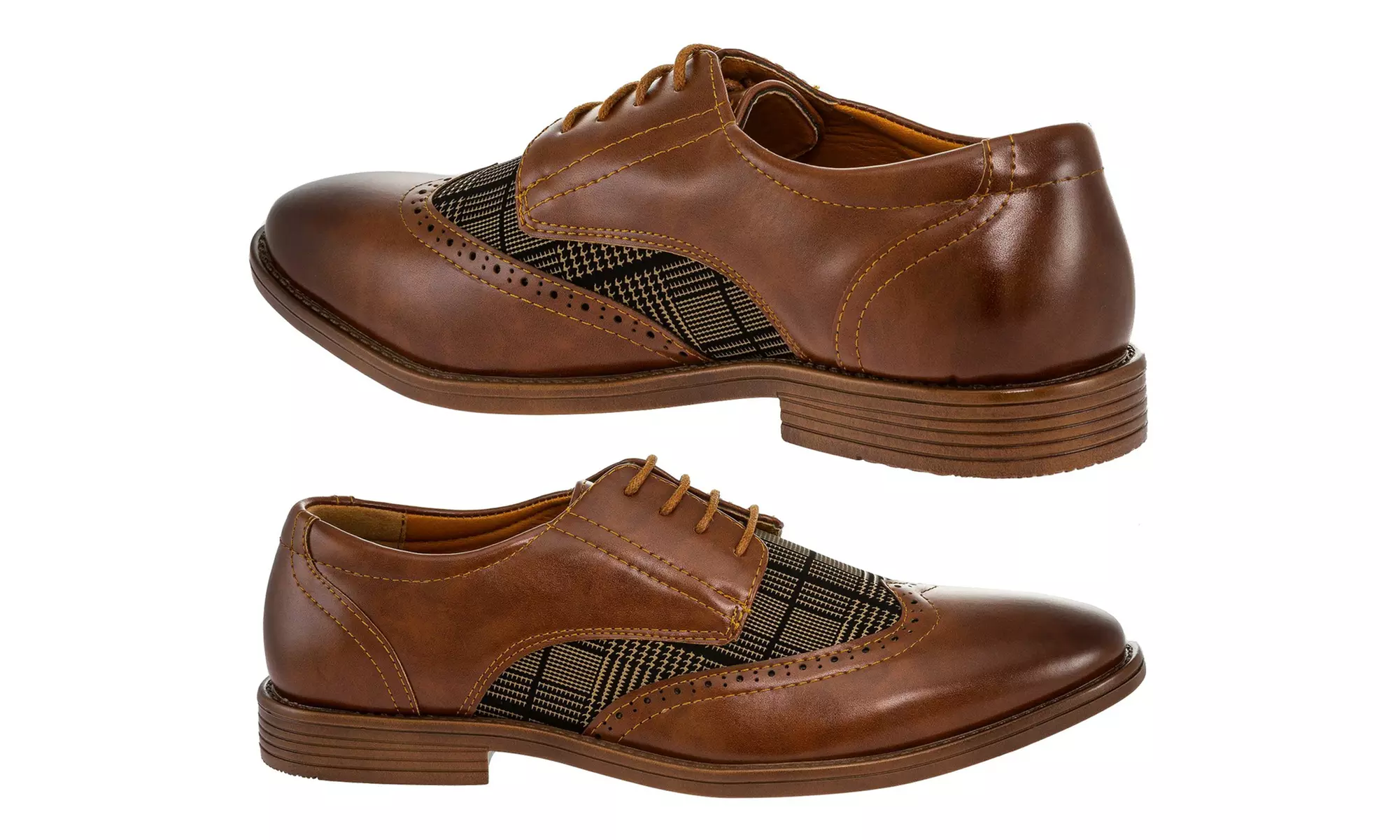 Franco Vanucci Men's Wingtip Lace-up Dress Shoes