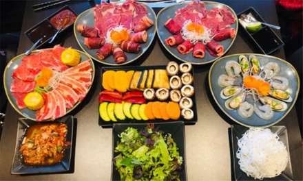 Koreanisches Barbecue am Tisch für 4 Personen - Bamboo Kitchen Sushi & Barbecue