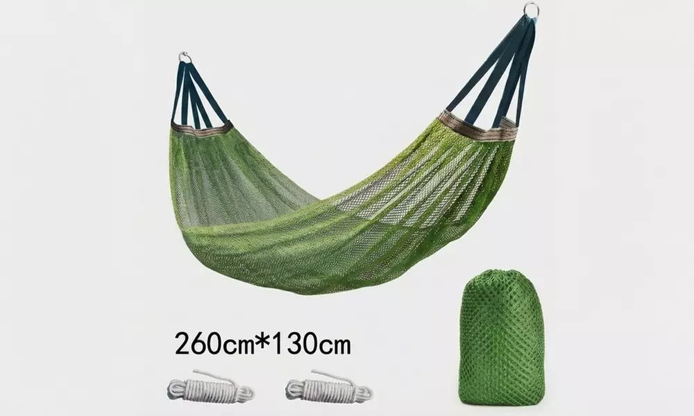 Outdoor Ice Silk Mesh Swing Hammock